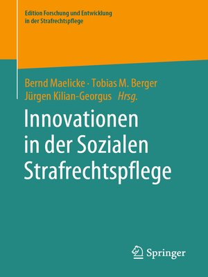 cover image of Innovationen in der Sozialen Strafrechtspflege